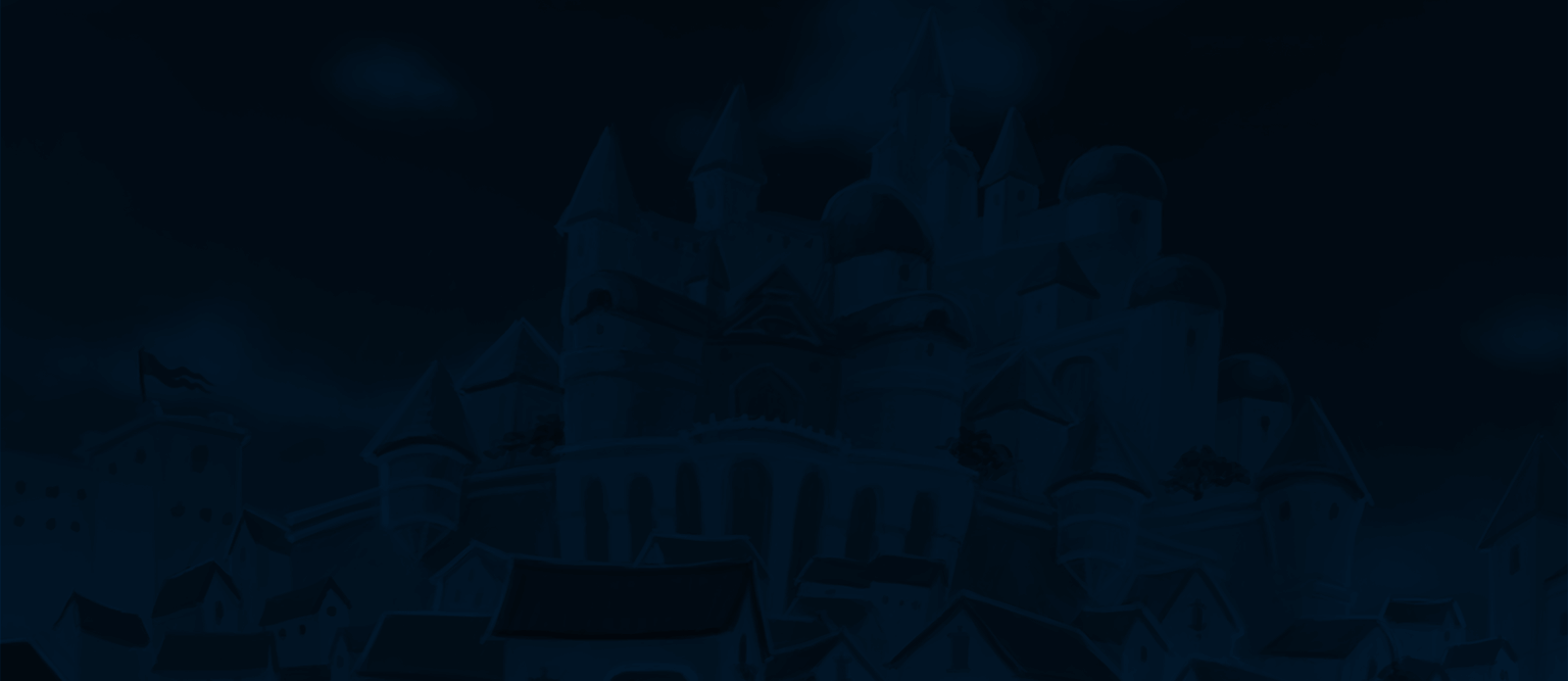 Wild Toro blue feature background with casino symbols